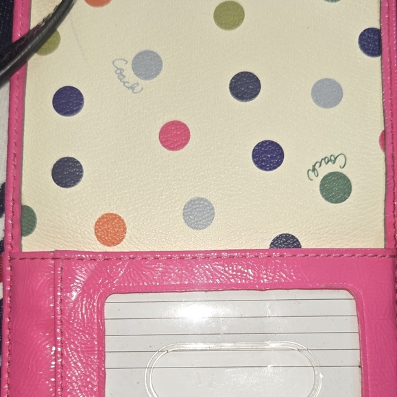 Coach polka dot card holder - Picture 3 of 4